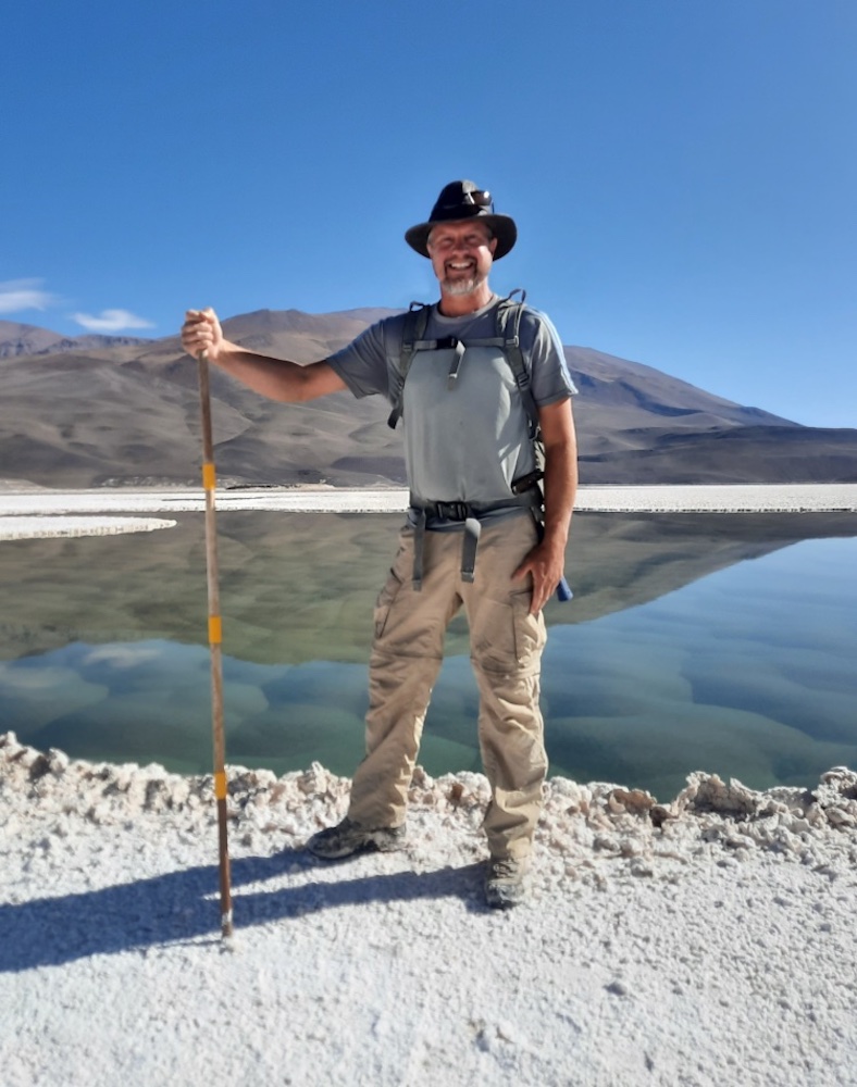 Geologist Brian Hynek