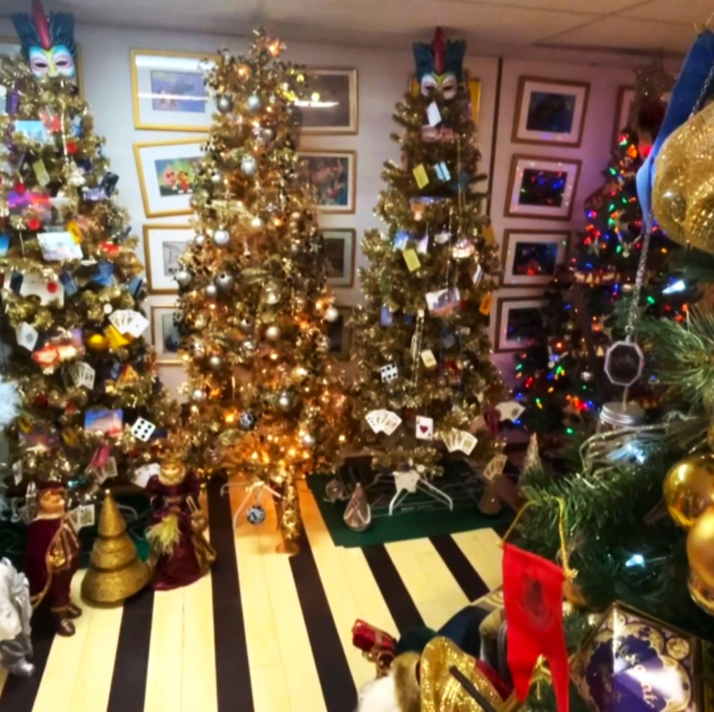 Some of Vince Jackman and Tom Kereluk's Christmas Trees.