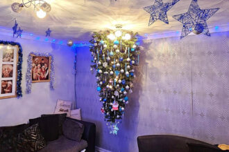 Matt Gartside's upside down tree.