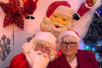 Jack and Janet as Mr. and Mrs. Claus.