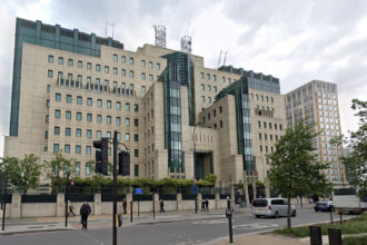 MI6 headquarters in Vauxhall, south London.