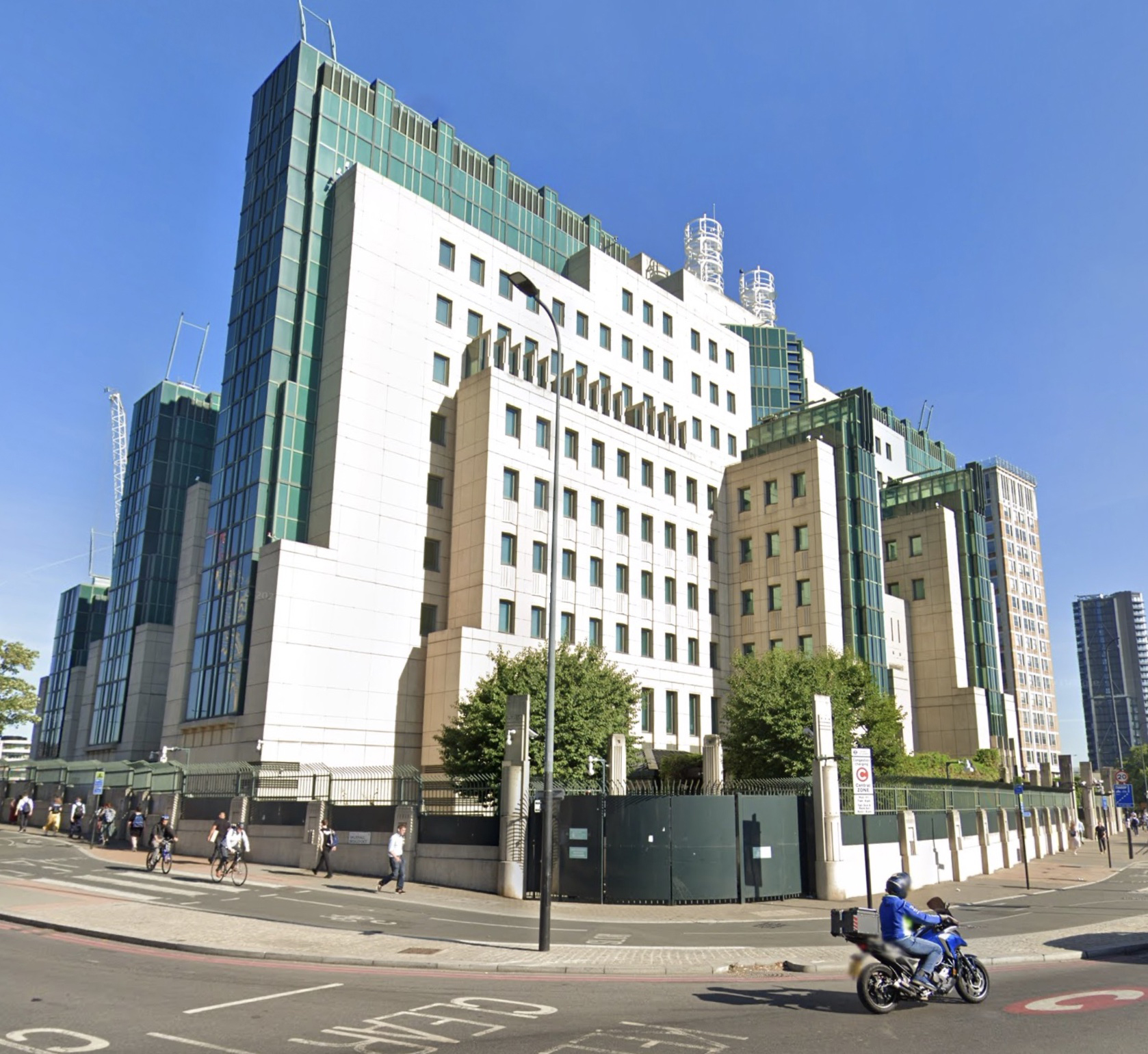 MI6 headquarters in Vauxhall, south London.