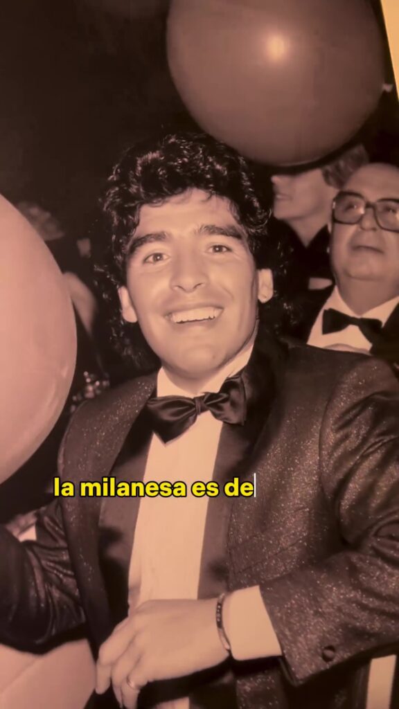Video grab - Inside the Maradona restaurant Maradona picture.