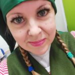 Lisa Tomlinson-Cowie the nursing associate who turns into a ‘real-life’ elf during the holiday season.
