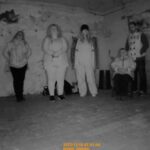 The team of experts inside The nunnery, investigating the paranormal activity.