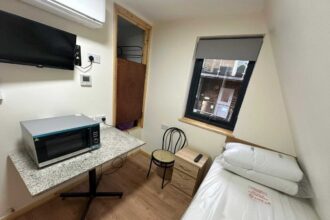 inside The studio flat, which up for renting in Camden.
