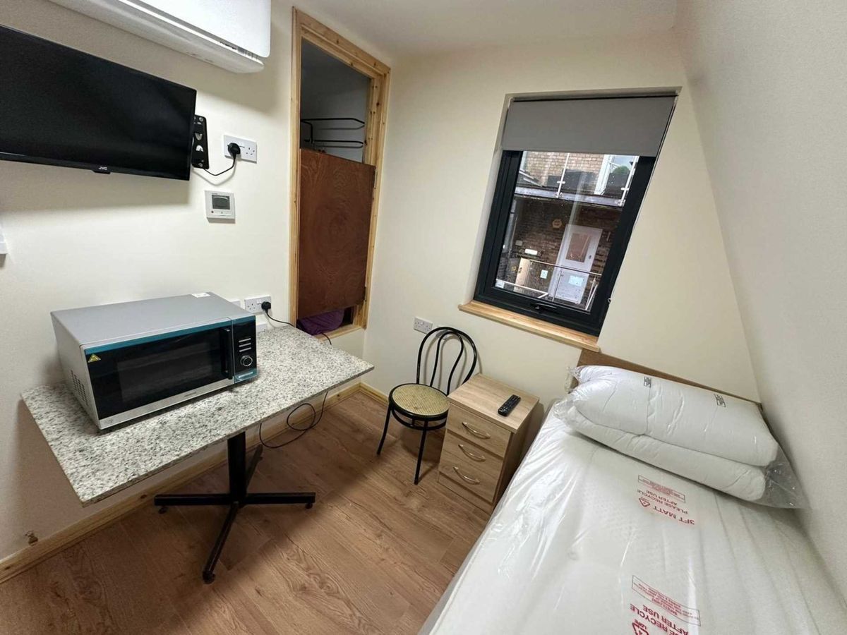 inside The studio flat, which up for renting in Camden.