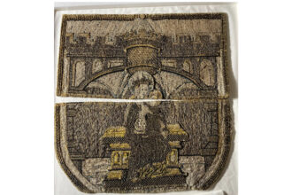 A Tudor textile from Hardwick Hall.