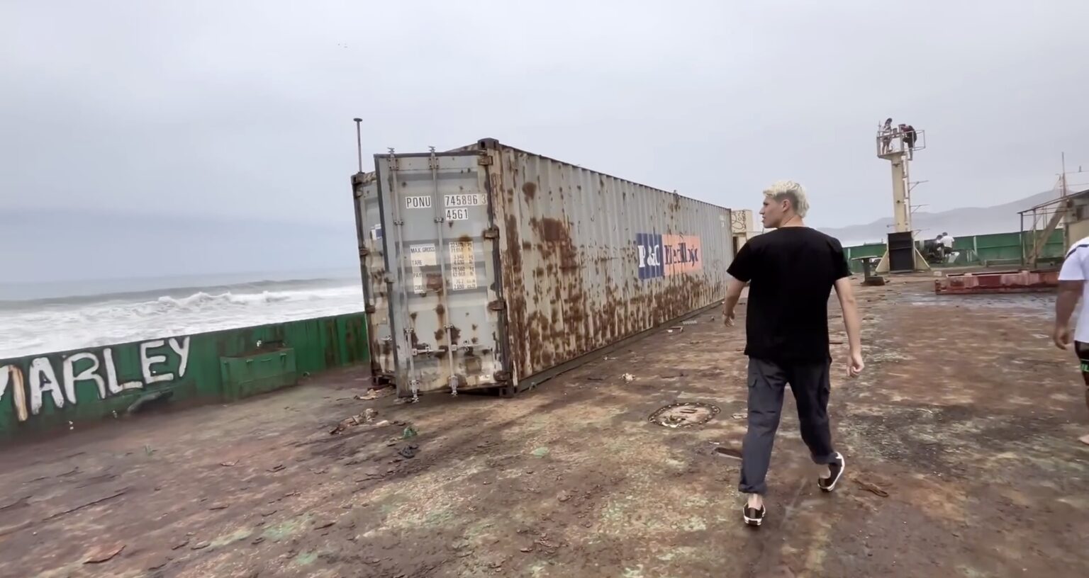 Two ‘ghost ships’ wash up on tourist beach.