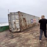 Two ‘ghost ships’ wash up on tourist beach.