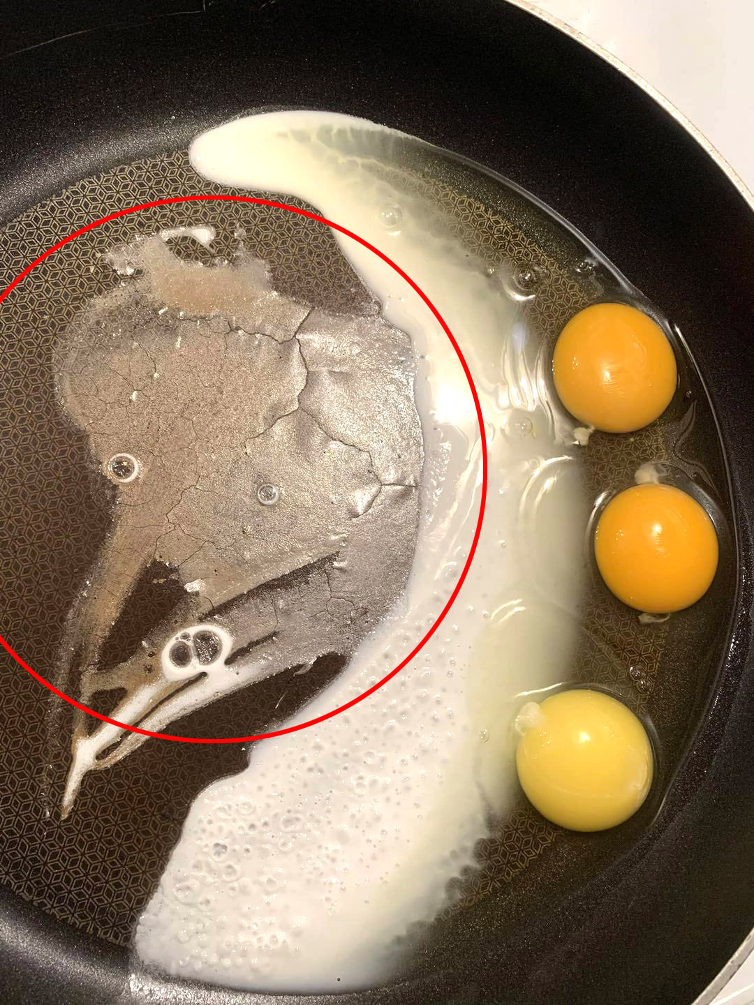 The fried eggs that resemble Mr Burns.