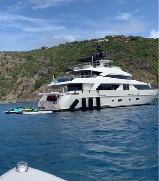 A yacht Giselle Azueta has worked on.