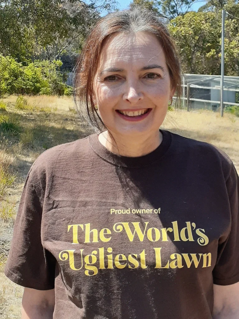 Kathleen Murray the woman from Australia has been award for having the ugliest lawn in the world.