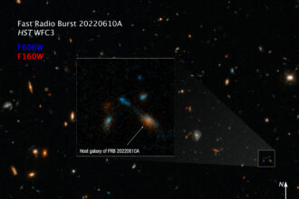 the rare energy burst detected by Hubble Space Telescope left Astronomers stunned.