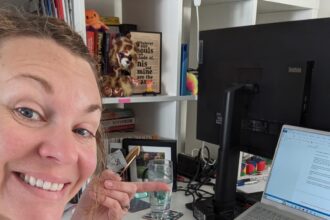 the Author Lisa Brace claims Simon Cowell secured her a book deal – by appearing in her dream and telling her the plot.