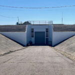 outside the Cold War missile silo bunker turned into a three-bed home with secret tunnel and lift is now available for sale in Sprague, Washington in the US.