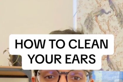 Video grab of Doctor Sooj sharing tips on how to clean your ears the right way.