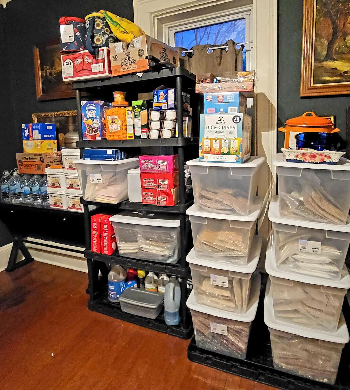 inside the doomsday prepper bunker, where she has stockpile $90,000 worth of food.