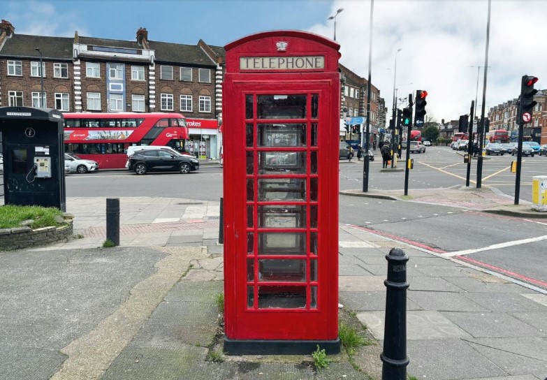 The iconic telephone box in Stamford Hill, north London is now available for sale.