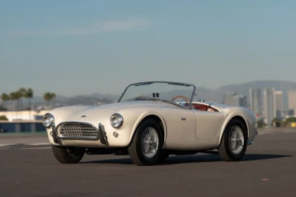 The vintage 1963 Shelby 289 Cobra car now available at an auction in Phoenix, Arizona, US.