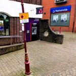 The NatWest cashpoint in Ilkeston featuring the hole in the wall, which is now No 1 spot on town's TripAdvisor.