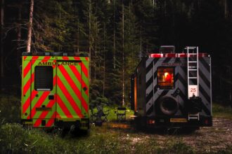 exterior the transformed old ambulance into an incredible home on wheels to travel the europe.