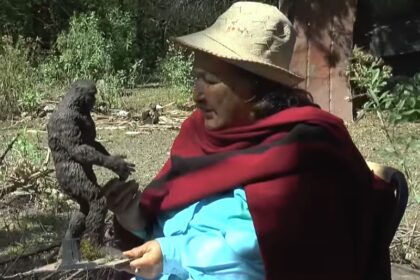 Mabel Santillán the woman from northern Argentina claims to have seen mythical creature know as Ucumar, a jungle-dwelling monster.