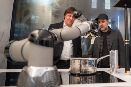 the futuristic robot that can cook day to day meals is now available for brits.