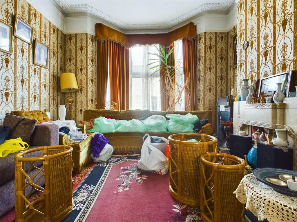 Inside the house in Harringay Ladder, London, for sale with a large price tag despite the state of the property gets mocked online.