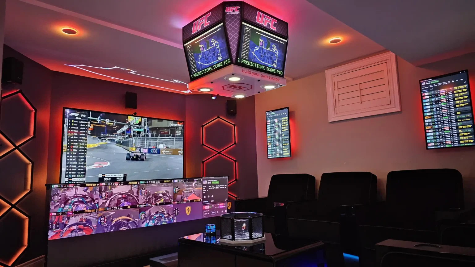 Hussain’s basement viral transformation video of the ultimate man cave.