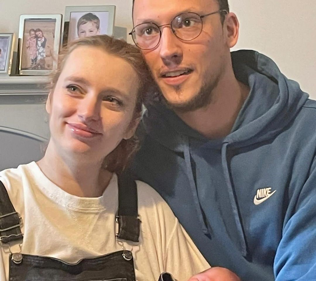 the Mum with her husband and child who gave birth to her baby in a TESCO TOILETS just seconds after walking into supermarket.