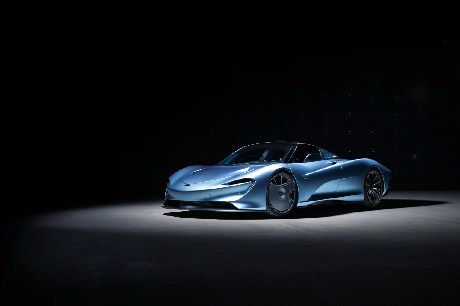 The rare 2020 McLaren Speedtail supercar selling for £2million at an auction in Phoenix, Arizona, US.