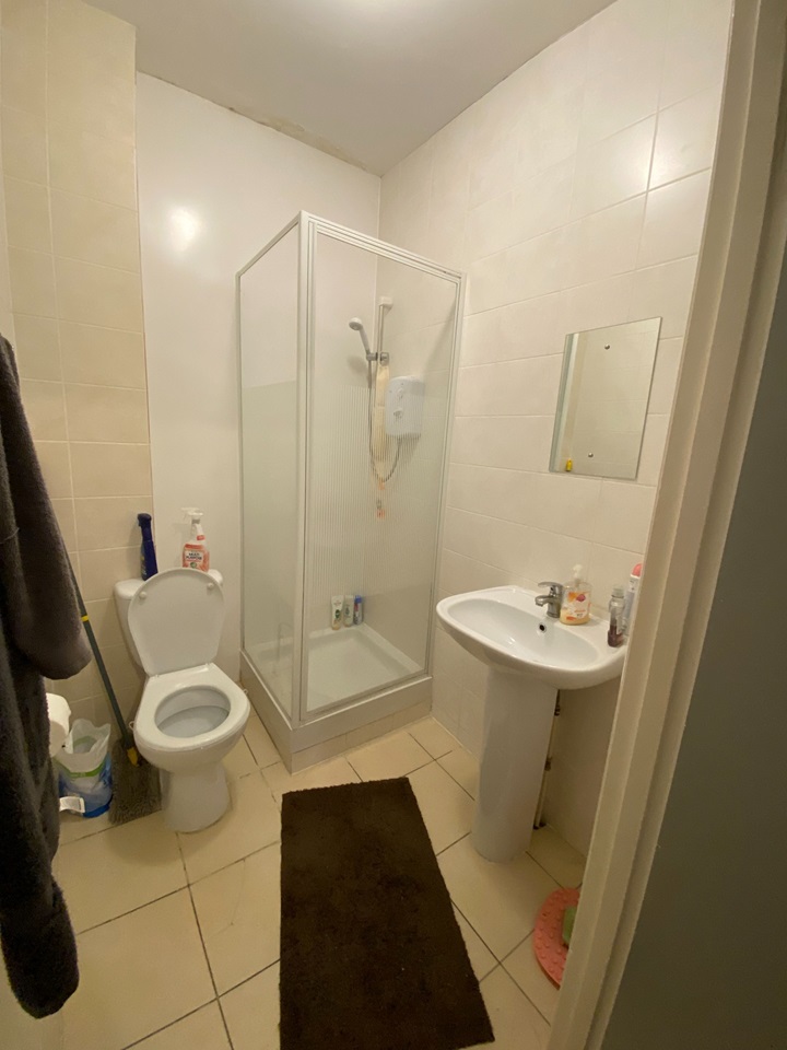Inside the bizarre studio flat available for renting in in the Kirkdale area of Liverpool, Merseyside.