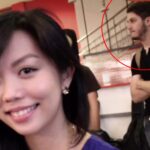 a woman has gone viral after revealing about her husband being in the background of one of her pictures, two years before they met.