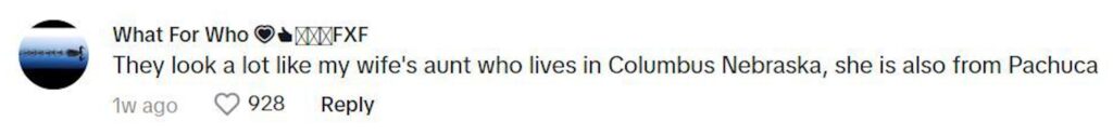 A social media user reacts to Adriana and Lilia Hernández searching for their triplet who has been missing for 46 years.