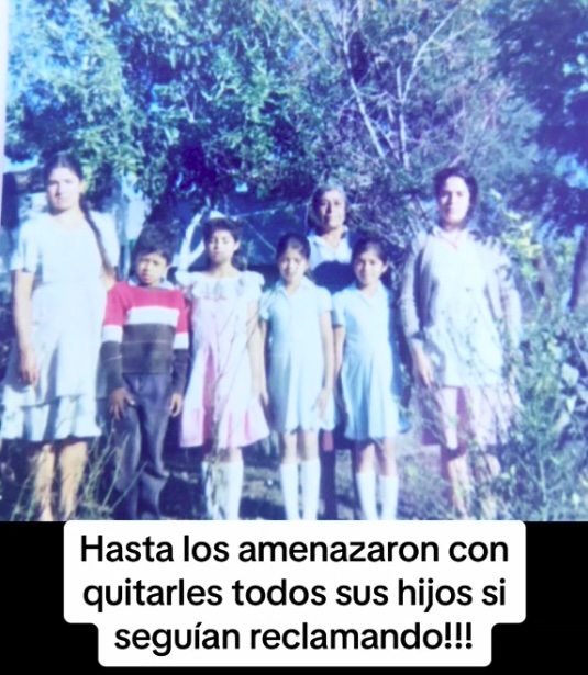 A video grab of Adriana and Lilia Hernández searching for their triplet who has been missing for 46 years.