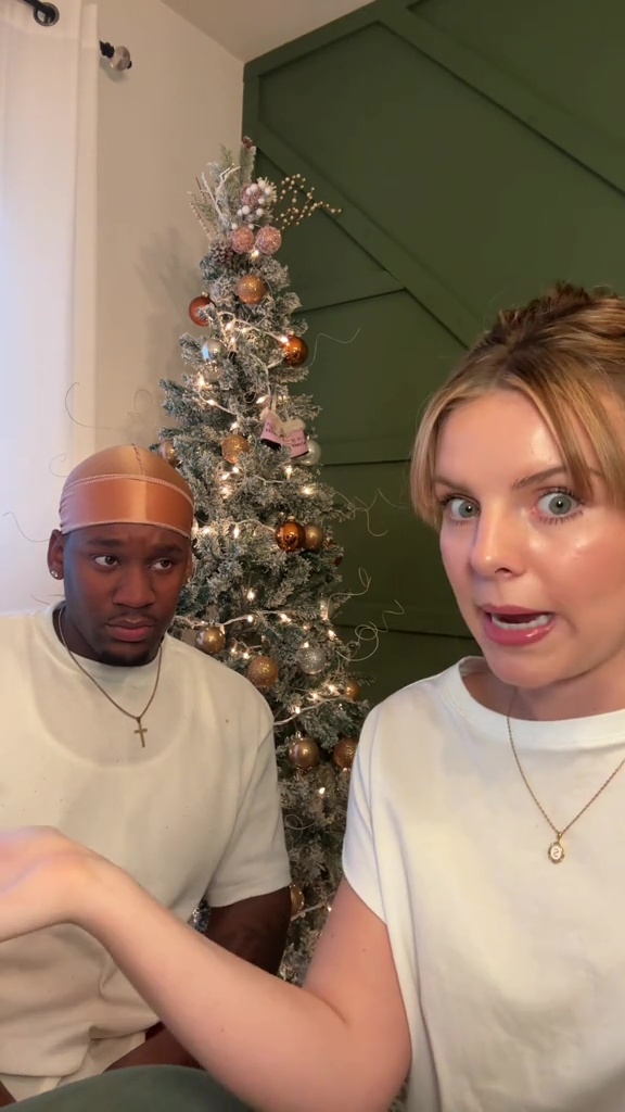Video grab - Shilee Hesman explains 'girl math' to fiance Antonio.