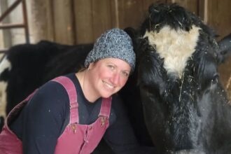 Romeo, believed to be the world's tallest cow.