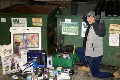 Jonas Fernandez the full-time dumpster diver, revealed his most incredible finds in a viral clip on social media.