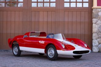 the miniature tribute to the classic Ferrari 275, modeled after the 1964 Le Mans winner, is up for auction. Though limited to 30mph, this kids' toy boasts exquisite craftsmanship and nostalgic charm.