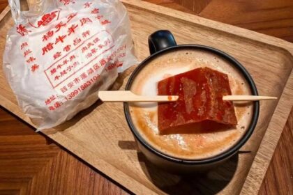 Starbucks surprises with a new limited-edition: braised pork latte for the Year of the Dragon celebration.