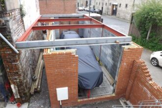 Partially built detached house in Bristol up for £300k. Buyer must complete construction, with planning consent for 3-bed, 2-storey pad.