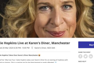 Karen's Diner faces backlash for hosting a Katie Hopkins 'take-over' night at £40 per head, sparking controversy and divided opinions.