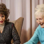 Heartwarming moment as King Charles and Dolly Parton lookalike's visit pensioners in care home.