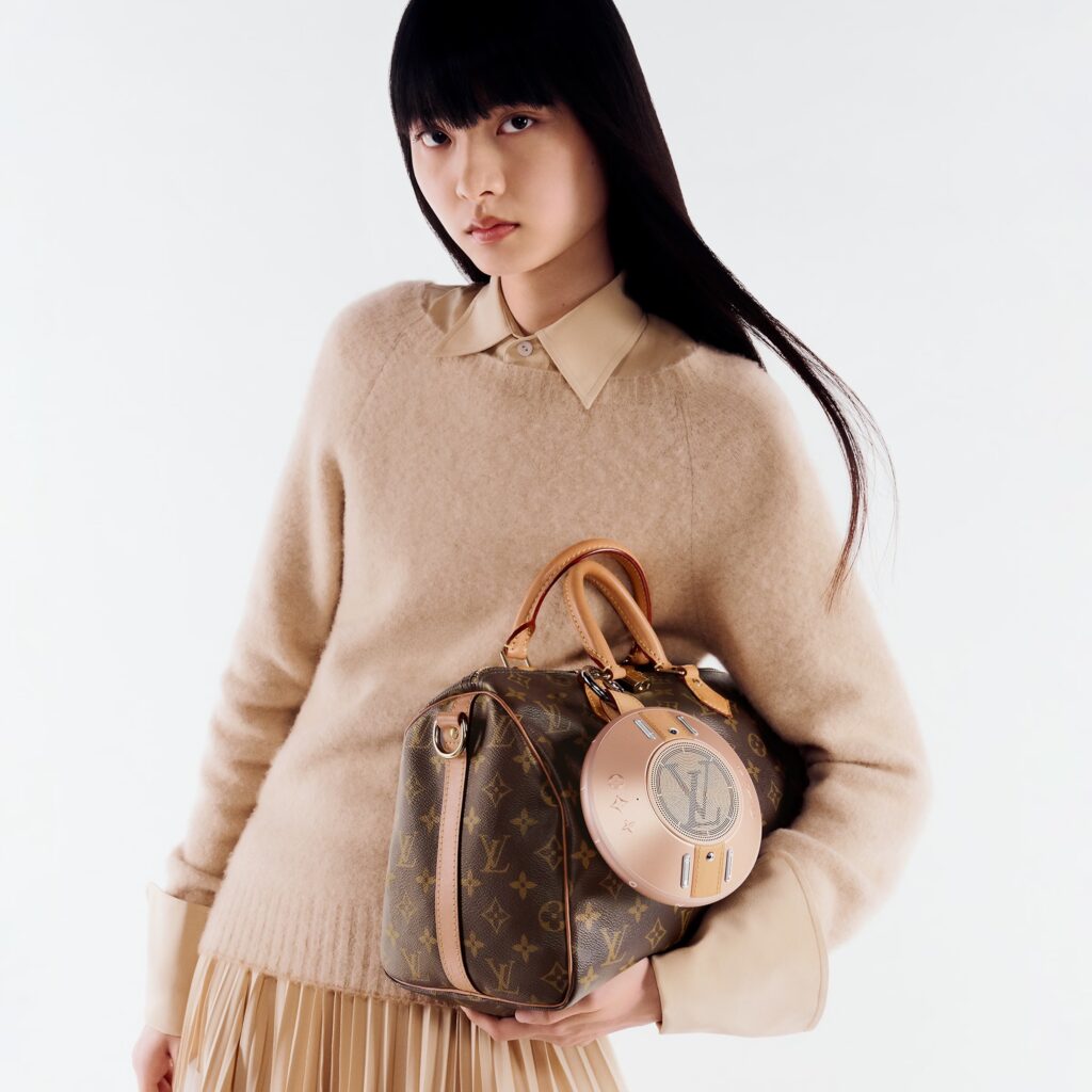 Louis Vuitton gets mocked online for selling expensive SPEAKER that clips onto handbag.