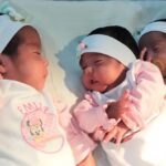 Melany Basualdo defied incredible odds by naturally giving birth to identical triplets, Damaris, Aymara, and Emily, a one-in-200-million rarity, at the Hospital Cuenca Alta Néstor Kirchner Cañuelas in Buenos Aires, Argentina.