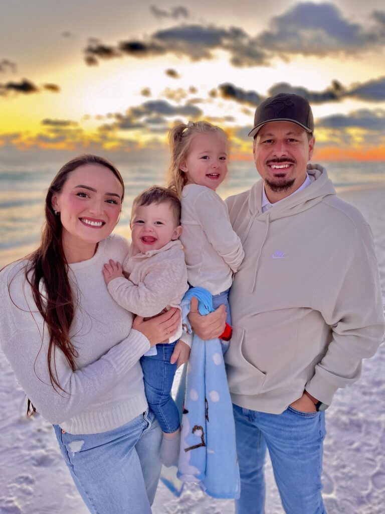 Madison Barbosa, with her family, a mother of two, shares her frustration on TikTok about people comparing her newborns to their dad. She emphasizes the importance of recognizing the mother's sacrifice during childbirth.