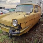 The iconic three-wheeler van Reliant Regal found in a barn, up for sale on ebay, Needs restoration but retains original parts.