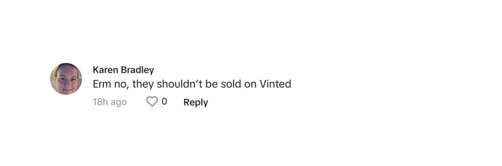 social media comment on The sale of used funeral flowers on Vinted has sparked mixed reactions, with some seeing it as a practical way to reduce waste and make expensive purchases more affordable, while others find it distasteful and inappropriate.