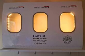 British Airways jet windows from a retired 747 are up for grabs on Facebook Marketplace, offering aviation enthusiasts a unique piece of history.